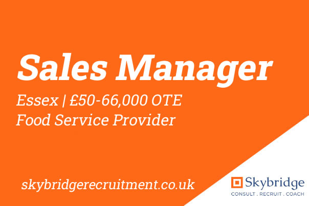 Sales Manager vacancy, Essex