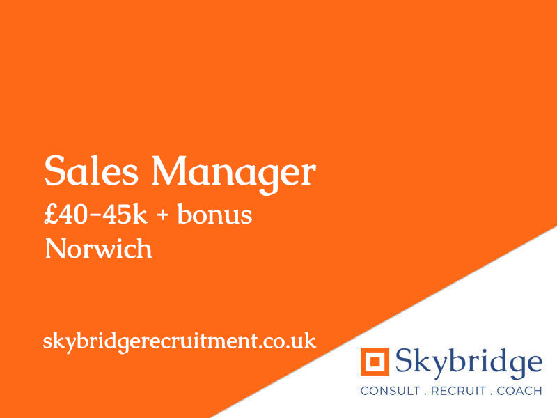 Sales manager Norwich